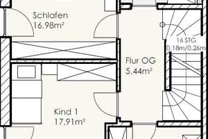 Neubau von 2023 - Reihenendhaus mit Einzelgarage und Stellplatz - PV und Speicher - TOP-Modern !  
 – Die vollständige Adresse der Immobilie erhältst du vom Anbieter., 86447 Todtenweis – Vorschaubild 17