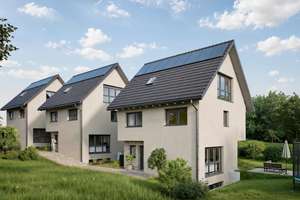 Autark wohnen NEUBAU freistehendes Plus-Energiehaus in Da-Eberstadt