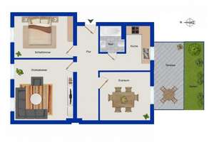 Top geschnittene, helle 3-Zi.-EG-Wohnung mit großer Südterrasse fußläufig zum Schloß Charlottenburg – Die vollständige Adresse der Immobilie erhältst du vom Anbieter., 10585 Charlottenburg, Berlin – Vorschaubild 12