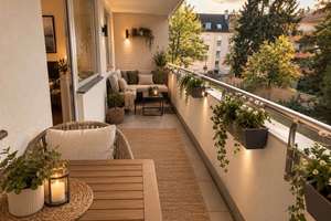 Sonnige Wohnung nähe BMW - 1,5 Zimmer mit gr. Balkon