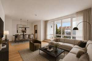 SITULI:     Großzügig wohnen am Ortspark – 3 Zimmer mit traumhafter Dachterrasse