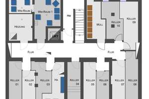 3-ZIMMER-WOHNUNG MIT BALKON  ges.  71 qm,  in Erfurt, Zentrumnah  – Iderhoffstraße 8, 99085 Krämpfervorstadt, Erfurt – Vorschaubild 5