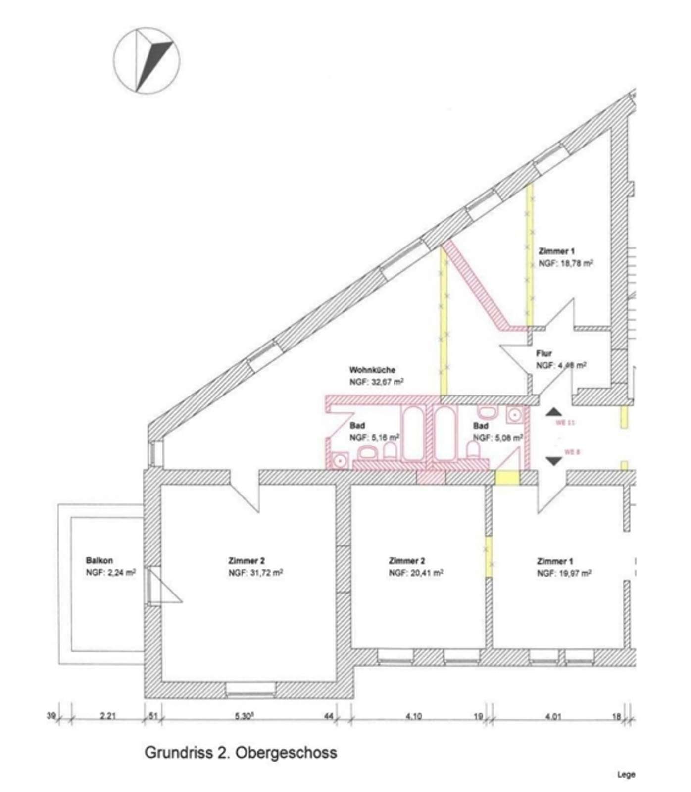 Geräumige 2-Zimmer-Wohnung mit gemütlichem Balkon und moderner Küchenzeile in Erfurt/Löbervorstadt