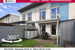 Modernes Niedrigenergiehaus mit sonniger Terrasse und kleinem Garten in ansprechender Wohnlage