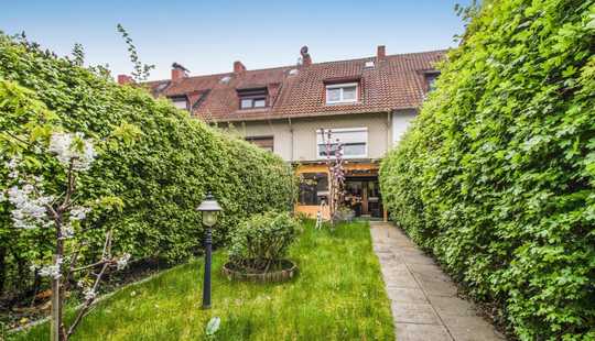 Bild von Bremen-Huchting: Vermietetes Reihenmittelhaus mit Garten und Vollkeller