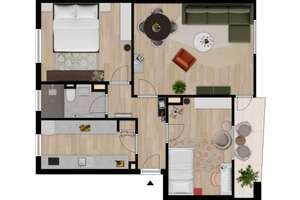 3 Zimmer Eigentumswohnung mit Balkon + Garage + Garten | Recklinghausen-Röllinghausen – 45663 Röllinghausen, Recklinghausen – Vorschaubild 11