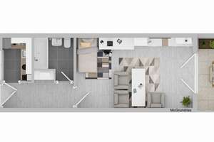 ++Neu-Ulm++  Schickes, voll renoviertes Apartment.. voll möbliert! – Die vollständige Adresse der Immobilie erhältst du vom Anbieter., 89231 Neu-Ulm – Vorschaubild 11