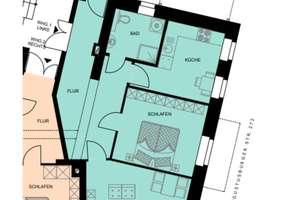 ++++gepflegte 2-Zimmer Wohnung mit Balkon+++ – Augustusburger Str. 272, 9127 Gablenz, Chemnitz – Vorschaubild 5