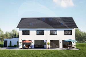 Passau-Ries: Große Neubau-Doppelhaushälfte in begehrter Lage mit Süd-West-Garten - KFW 40 – Die vollständige Adresse der Immobilie erhältst du vom Anbieter., 94034 Hacklberg, Passau – Vorschaubild 2