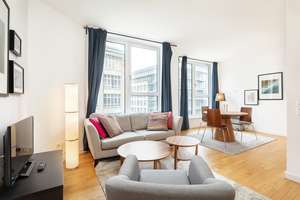 Chausseestr., Mitte: Helle 2 Zimmer Neubauwohnung, "Living 108", 3. OG, Gemeinschaftsterrasse, Lift – Chausseestr. 108, 10115 Mitte (Ortsteil), Berlin – Vorschaubild 1