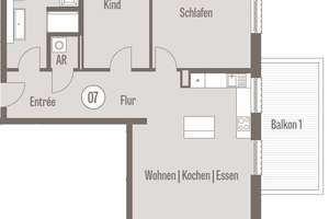 ** Dachterrasse - Maisonette - Fußbodenheizung  - 2 Bäder !! Ankleide !! Stellplatz ** – Hans-Driesch-Straße xx, 4179 Leutzsch, Leipzig – Vorschaubild 8