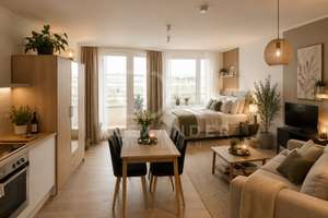 Möbliertes Apartment mit Balkon in München-Pasing! – Die vollständige Adresse der Immobilie erhältst du vom Anbieter., 81241 Am Westbad, München – Vorschaubild 1