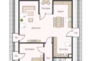 Sofort bezugsfrei: Lichtdurchflutetes DG mit Terrasse + Grünblick,  Umbau in 3-Zi-Wohnung möglich! – Die vollständige Adresse der Immobilie erhältst du vom Anbieter., 14641 Wustermark – Vorschaubild 4