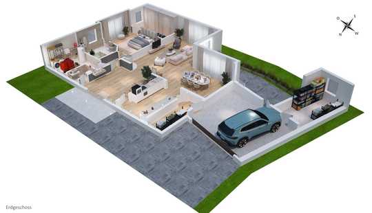 Bild von Traumhaftes Einfamilienhaus mit Außenpool und herrlichem Garten in bevorzugter Wohngegend