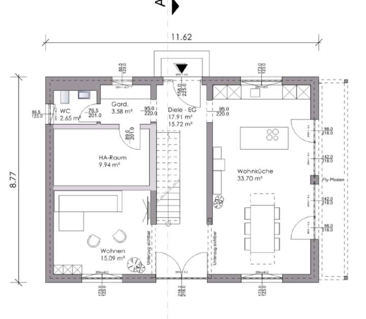 Grundriss Erdgeschoss