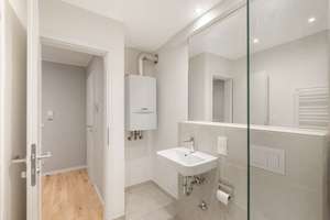 Waldblick-Loggia & Tiefgarage: Perfekt geschnittene 43 m² Oase mit Aufzug – Hubertusweg 13, 41466 Reuschenberg, Neuss – Vorschaubild 9