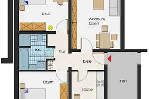 Tolle Familien-Wohnung – Hagenbecker Bahn 33, 45356 Bochold, Essen – Vorschaubild 12