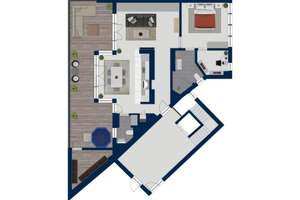 Exklusives Penthouse mit Panoramablick auf den Dom – Die vollständige Adresse der Immobilie erhältst du vom Anbieter., 50670 Neustadt/Nord, Köln – Vorschaubild 13