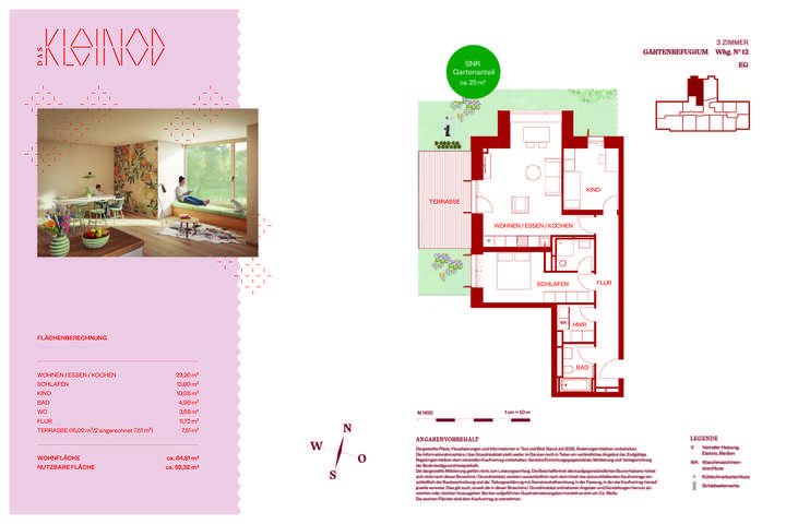 Grundriss Wohnung 12