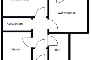 Vermietete 2-Zimmer-Eigentumswohnung mit Balkon in attraktiver Lage nähe Fachhochschule/Wöhrder See – Bauvereinstraße 21, 90489 Wöhrd, Nürnberg – Vorschaubild 9