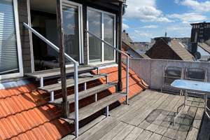 Stilvolle, geräumige und gepflegte 1-Zimmer-Dachgeschoss-Wohnung möbliert direkt am Schillerplatz – Schillerstr. 49, 41061 Gladbach, Mönchengladbach – Vorschaubild 13