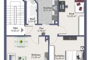 Gepflegtes Mehrfamilienhaus mit 207 m² – Eigennutzung und Vermietung – 67065 Mundenheim, Ludwigshafen am Rhein – Vorschaubild 19
