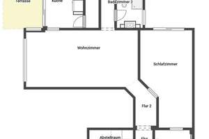 Wohnen auf einer Ebene – gepflegte Doppelhaushälfte mit schönem Garten – 91486 Uehlfeld – Vorschaubild 7