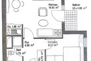 Unkompliziert einziehen oder :  2-Zi.-ETW mit Balkon, TG-Stellplatz und Aufzug in guter Lage – 4209 Grünau-Mitte, Leipzig – Vorschaubild 15