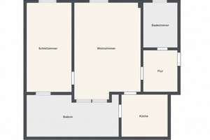 Sonnenbalkon, Ruhe und klare Räume - stilvolle 2-Zimmer-Wohnung – Packenreiterstraße 9, 81247 Obermenzing, München – Vorschaubild 12
