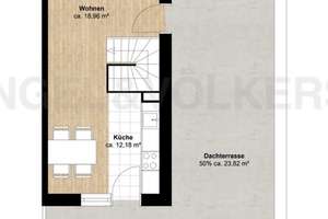 Modernes Maisonette-Penthouse mit großzügiger Dachterrasse und ruhiger Wohnatmosphäre – Robert-Bosch Straße 26, 64293 Darmstadt-Nord, Darmstadt – Vorschaubild 21