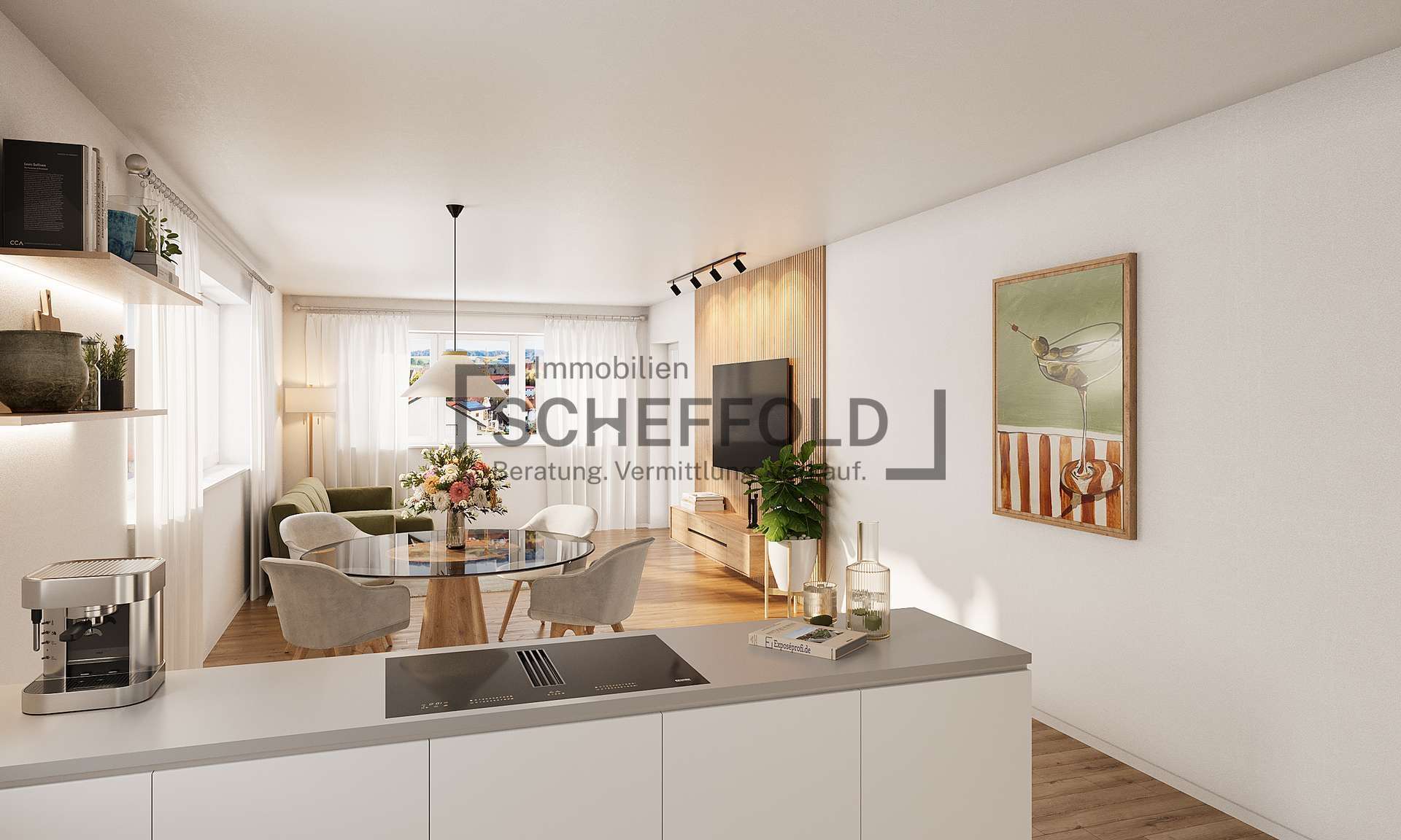 Immobilie in Mietingen - **KfW-40-QNG** Mit Gartenanteil! 4,5 Zi.-EG-Wohnung mit durchdachtem Grundriss - Bild 0