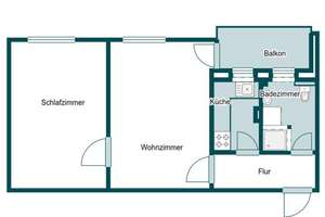 Solide Kapitalanlage in der Ingolstädter Innenstadt – Vermietete 2-Zimmer-Wohnung mit Balkon – Die vollständige Adresse der Immobilie erhältst du vom Anbieter., 85049 Mitte, Ingolstadt – Vorschaubild 7