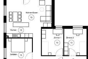 Schöne, helle 4.Zi.Whg mit zwei großen Badezimmern, Abstellraum, großem Balkon – Tunnelstraße 2, 70469 Bahnhof Feuerbach, Stuttgart – Vorschaubild 19