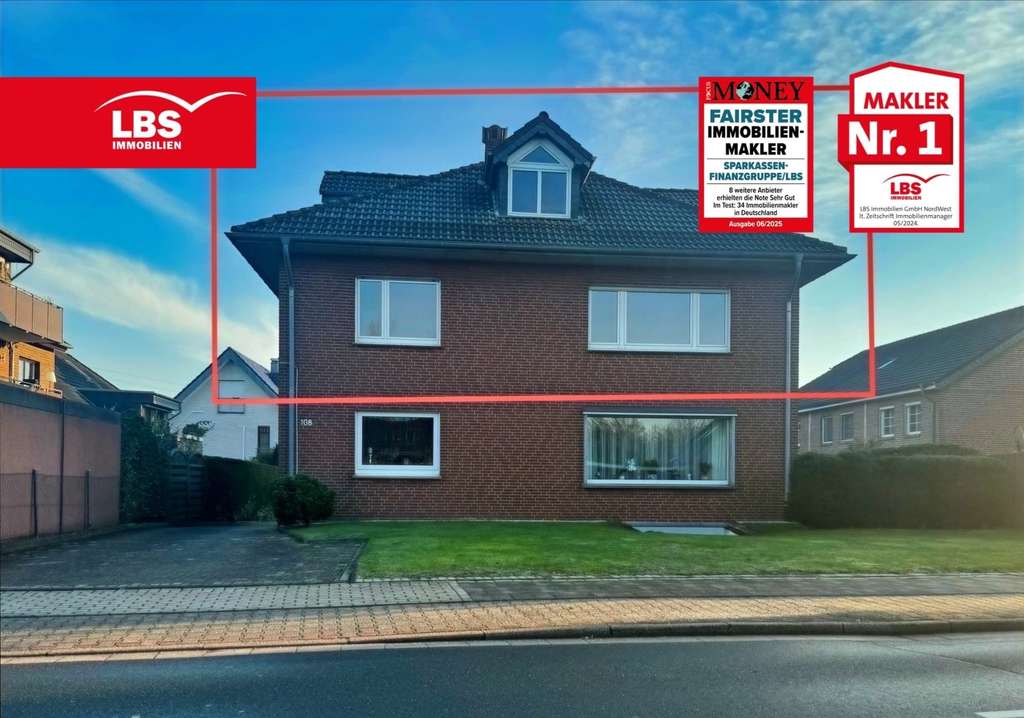 Immobilie in Moers - Eigentumswohnungen in einem gepflegten 3-Familienhaus I Garage I Garten  - Bild 0