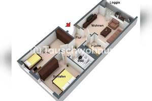Tauschwohnung: Tausche 3 Raumwohnung gegen 4 Raumwohnung
