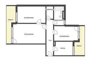Lust auf Veränderung: frisch renovierte 3-Zimmer-Wohnung – Rheinbergerstr. 23, 85057 Nordwest, Ingolstadt – Vorschaubild 3