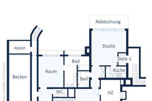 Bungalow im Dichterviertel mit uneinsehbarem Garten und Swimmingpool im Haus – Die vollständige Adresse der Immobilie erhältst du vom Anbieter., 40474 Stockum, Düsseldorf – Vorschaubild 30