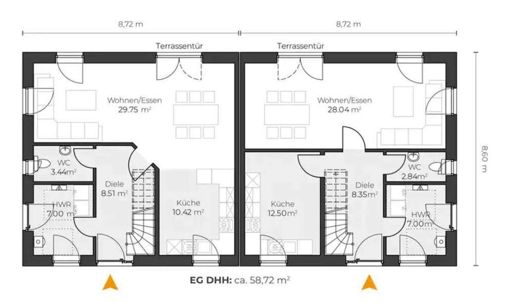 Immobilie in Tolk - Moderne Doppelhaushälfte in Tolk – Ihr neues Zuhause in ruhiger Lage - Bild 2
