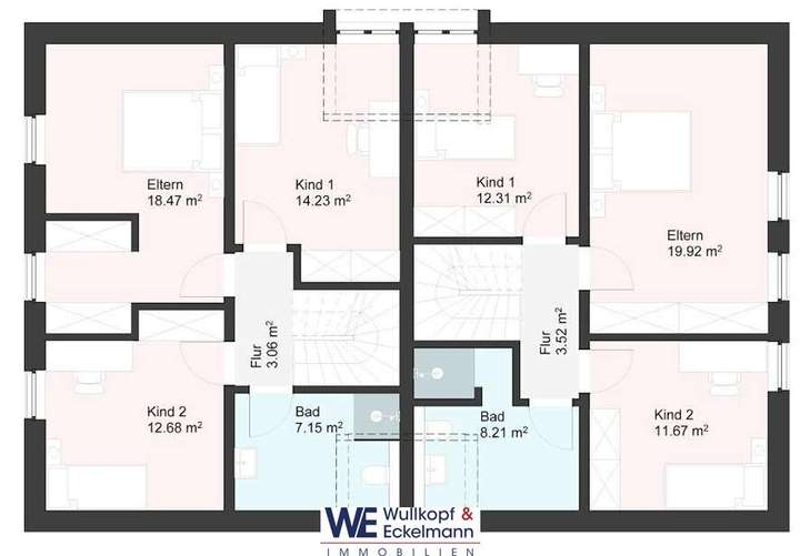 Grundriss Obergeschoss