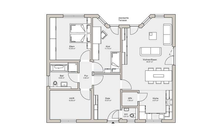 Grundriss Erdgeschoss