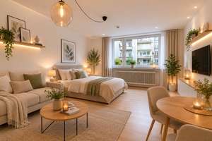 Untere Au: SOFORT VERFÜGBAR & LEER:  ruhiges 1 Zimmer-Appartement im Rückgebäude