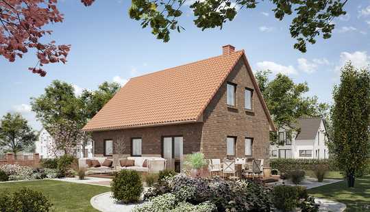 Bild von Ein Zuhause, das begeistert - Stadthaus mit Verblendung & Kaminofen für echte Wohlfühlmomente