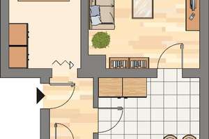 2-Zimmer-Wohnung in Bochum Riemke – Am Gartenkamp 5, 44807 Riemke, Bochum – Vorschaubild 3