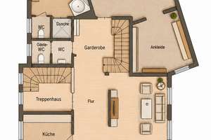 Haus-im-Haus-Wohnung mit Dachterrasse, Kamin und Doppelgarage am Lerchesberg – 60598 Sachsenhausen-Süd, Frankfurt am Main – Vorschaubild 16