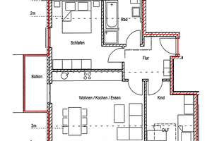 Lichtdurchflutete 3-Zimmer-Wohnung mit Balkon und Fußbodenheizung – Wachtelweg 29, 81925 Waldtrudering, München – Vorschaubild 15