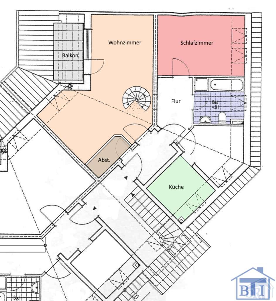 Immobilie in Bertsdorf-Hörnitz - Eigentumswohnung im Grünen zum Renovieren - Bild 1