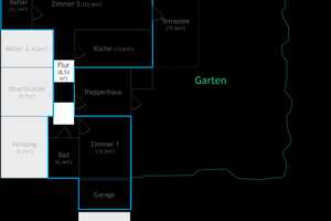 Schöne 2-Zimmer-Einliegerwohnung mit EBK, Garage und Garten in ruhiger Nachbarschaft