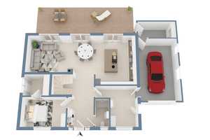 Neuwertiges Einfamilienhaus mit Garage, Carport und Terrasse in Sackgassenlage – Cloppenburg (Kreis) – Vorschaubild 3