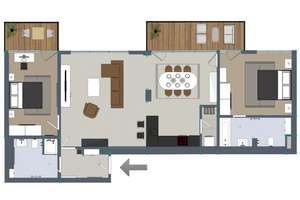  Luxuriöse 3-Zimmer-Wohnung 112 m²+ Parkplatz in Berlin-Mitte - PROVISIONSFREI - (No Commission) – Chausseestraße 37, 10115 Mitte (Ortsteil), Berlin – Vorschaubild 5