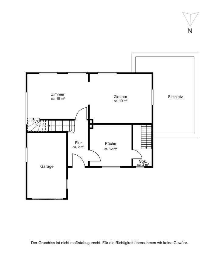 Gästehaus Erdgeschoss